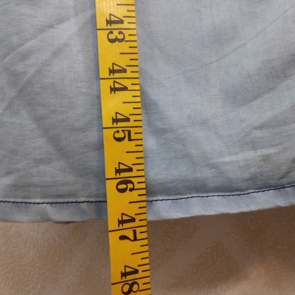 3X Chambray Duster with Belt Lightweight - Picture 7 of 12